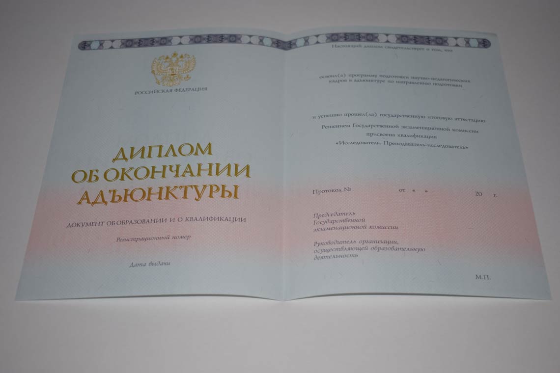 Диплом Адъюнктуры 2014-2025 в Березниках
